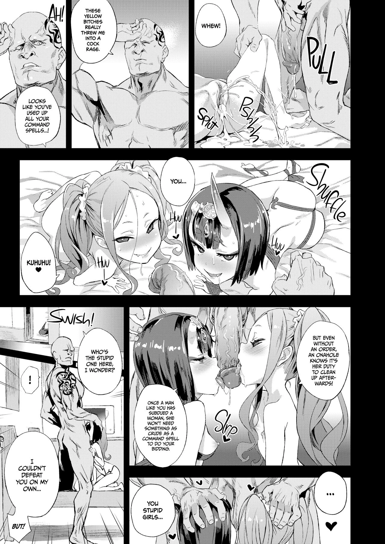 Master VS Short Slutty Servants porn comic picture 22