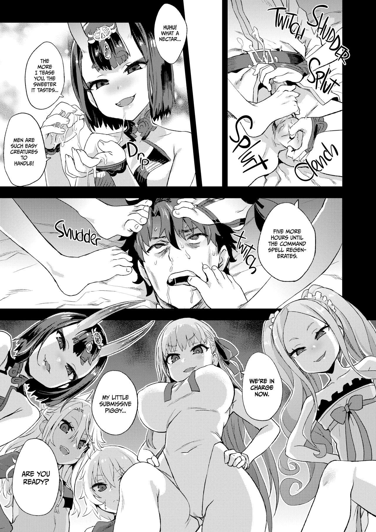 Master VS Short Slutty Servants porn comic picture 4
