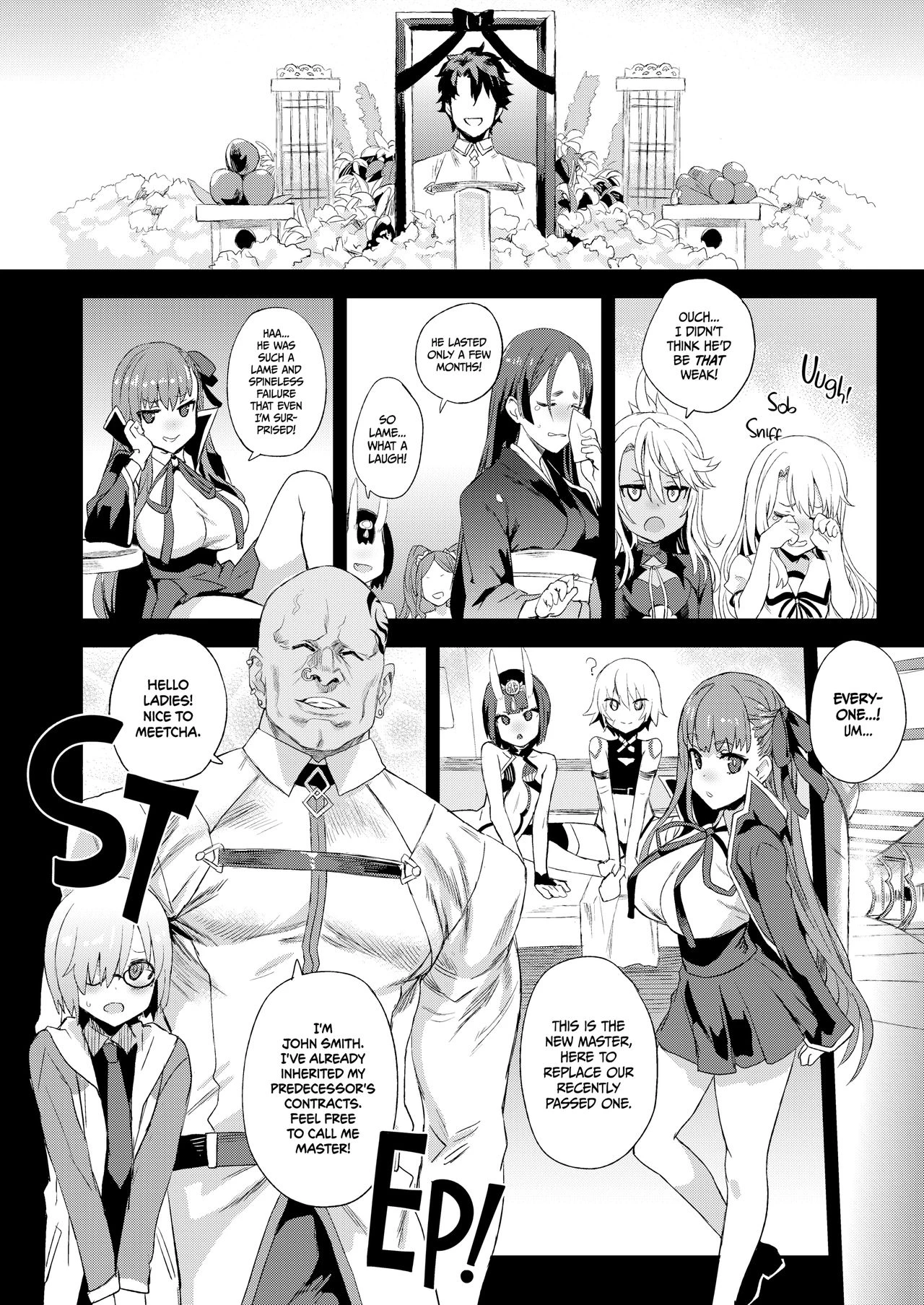 Master VS Short Slutty Servants porn comic picture 5