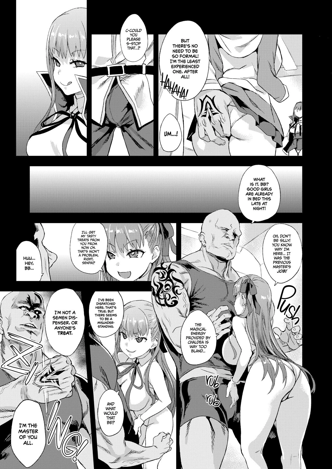 Master VS Short Slutty Servants porn comic picture 6