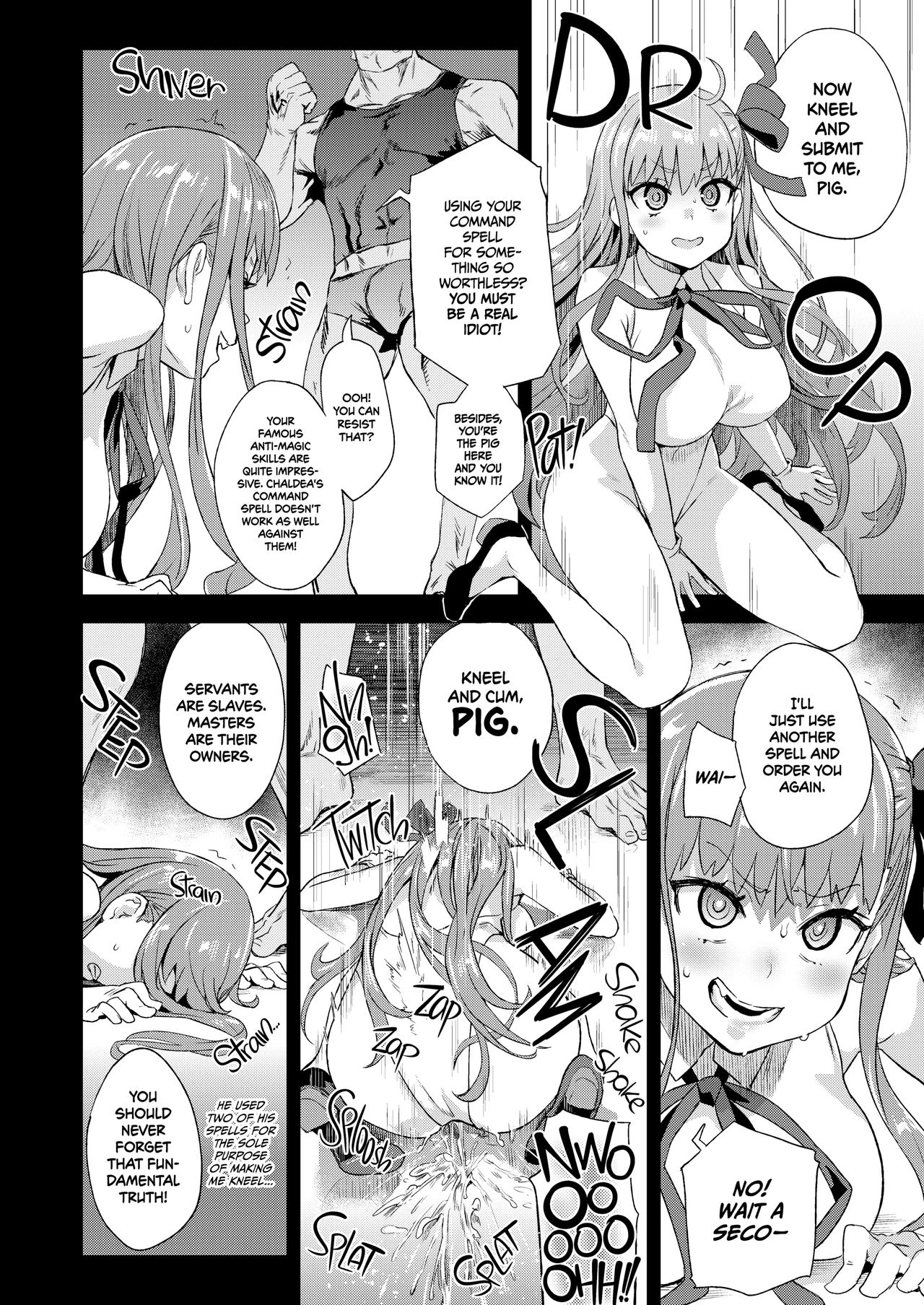 Master VS Short Slutty Servants porn comic picture 7