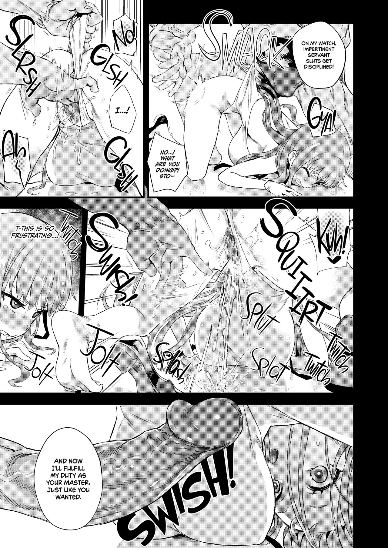 Master VS Short Slutty Servants porn comic picture 8