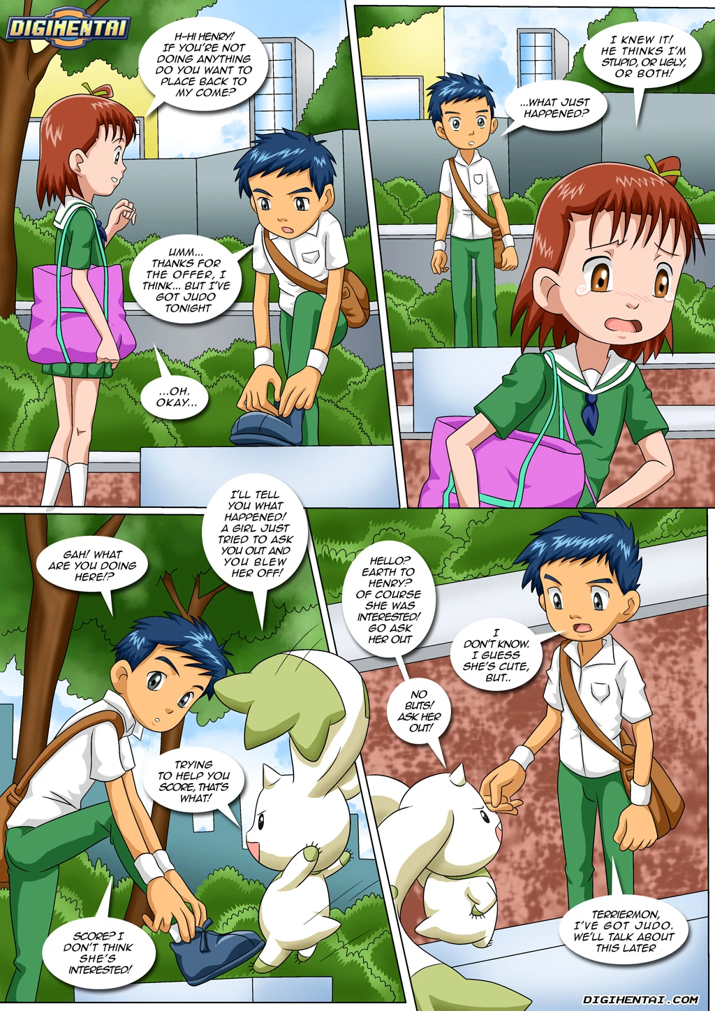 Matchmaker Terriermon porn comic picture 3