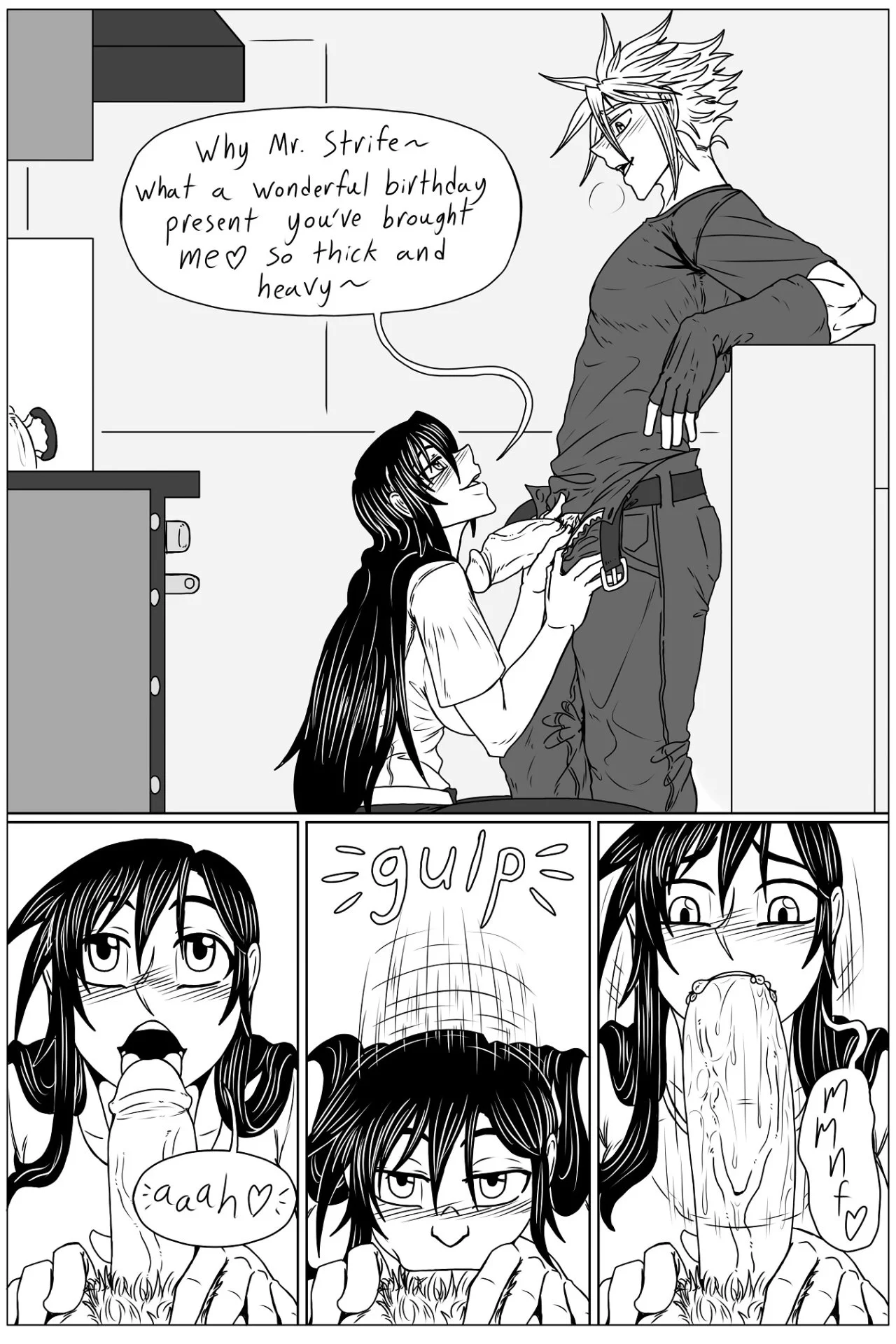 Materia Girl porn comic picture 14