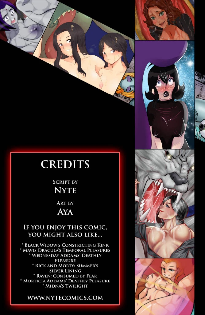 Mavis and Wednesday's Wicked Pleasures porn comic picture 2