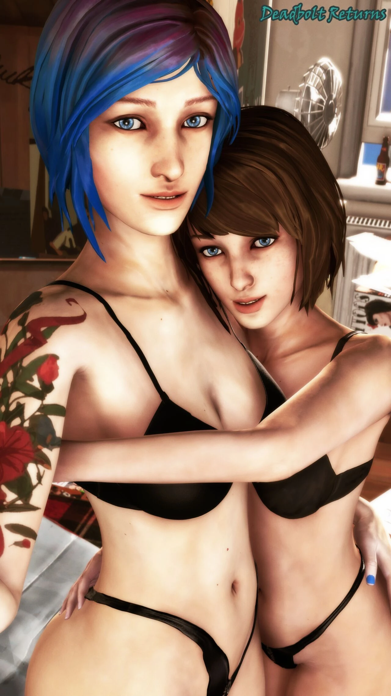 Max and Chloe Selfie Threesome porn comic picture 1