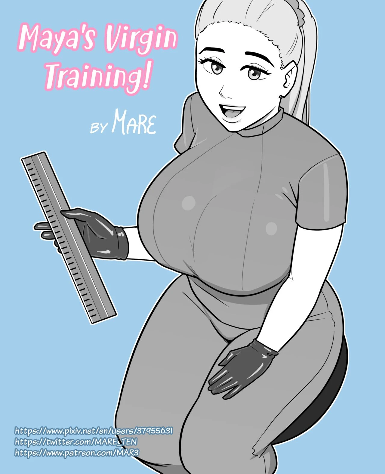 Maya's Virgin Training! porn comic picture 1