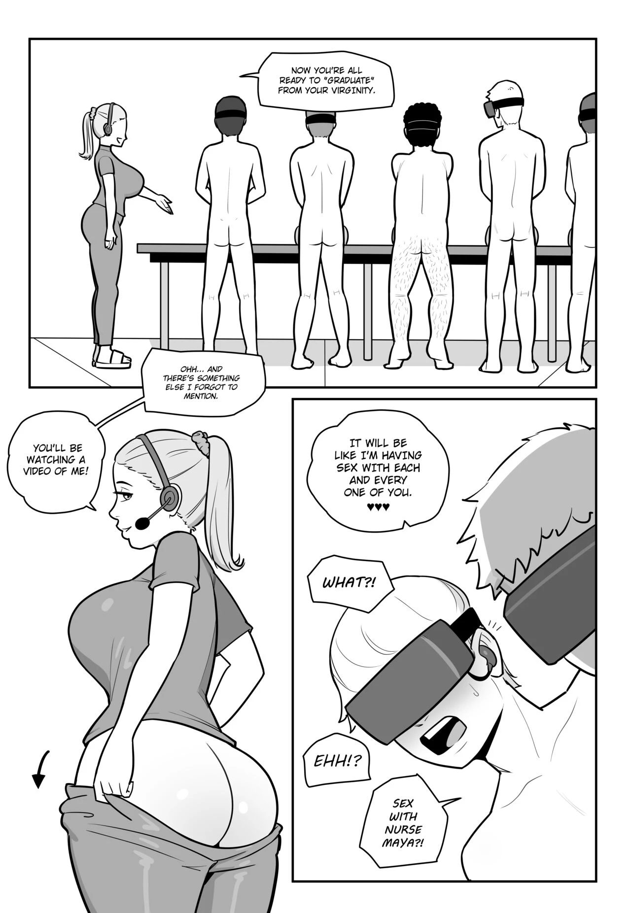 Maya's Virgin Training! porn comic picture 26