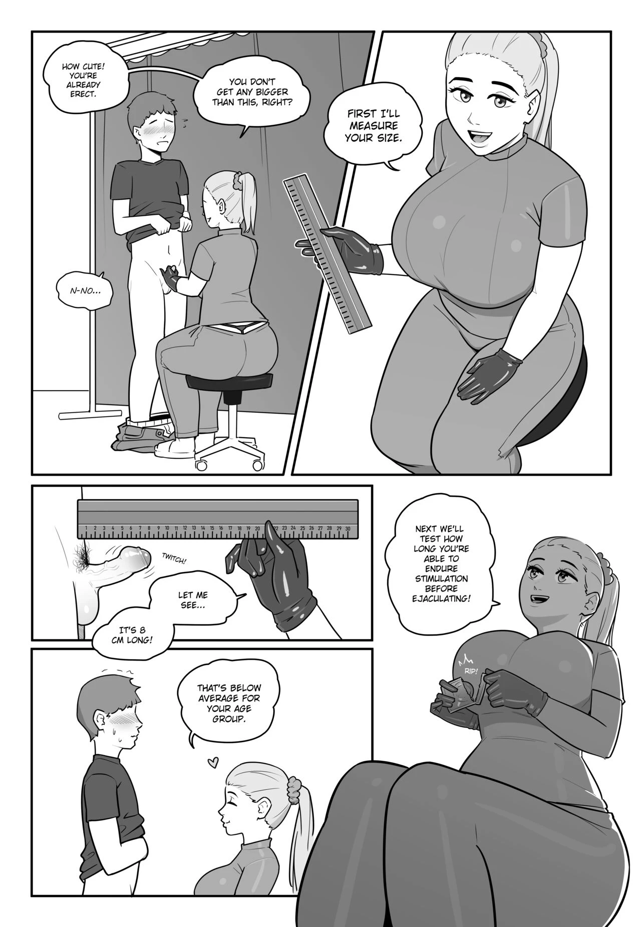 Maya's Virgin Training! porn comic picture 5