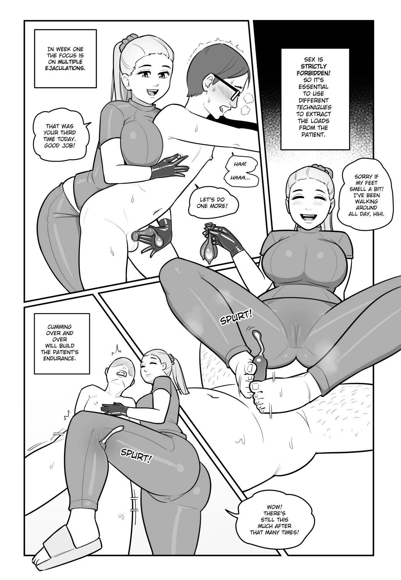 Maya's Virgin Training! porn comic picture 9