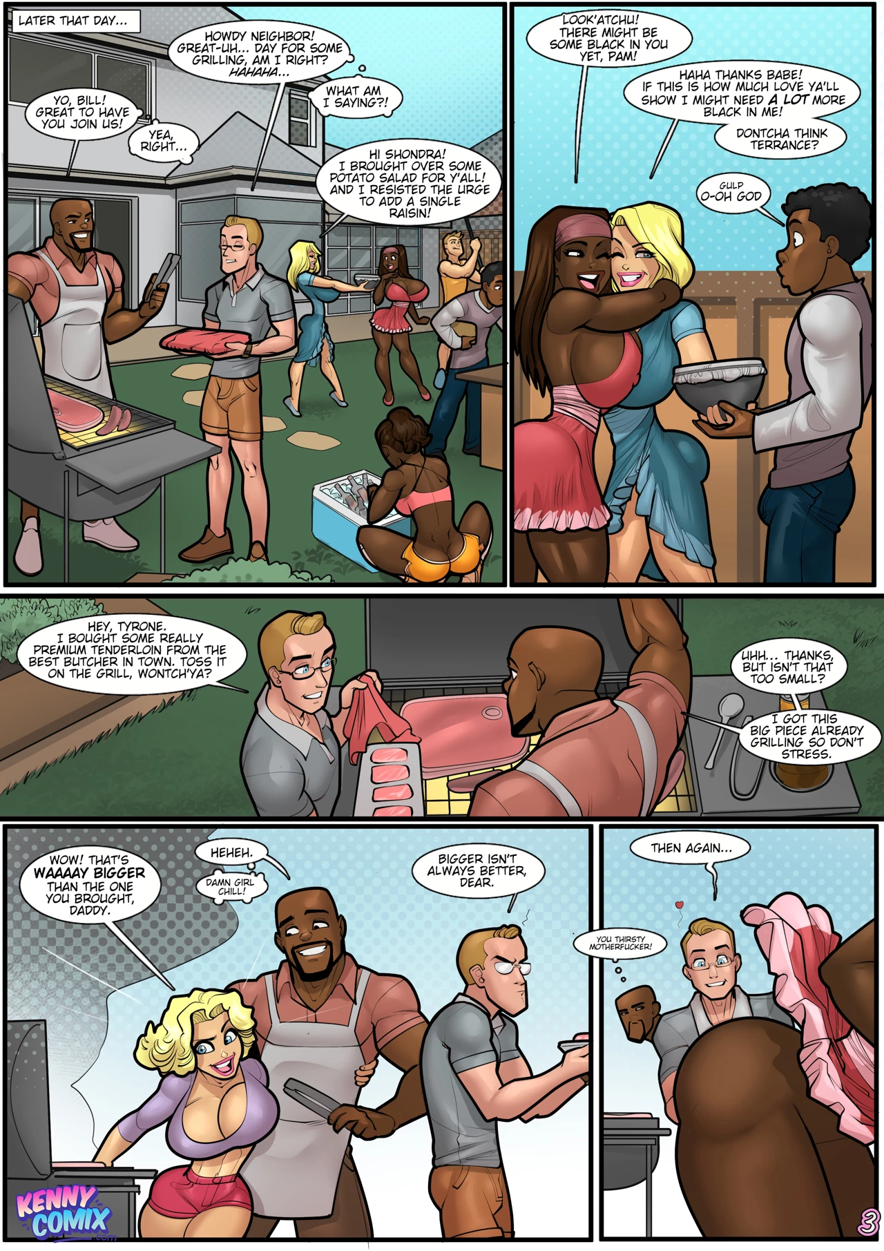 Meet the Neighbors 3: The Cookout porn comic picture 4