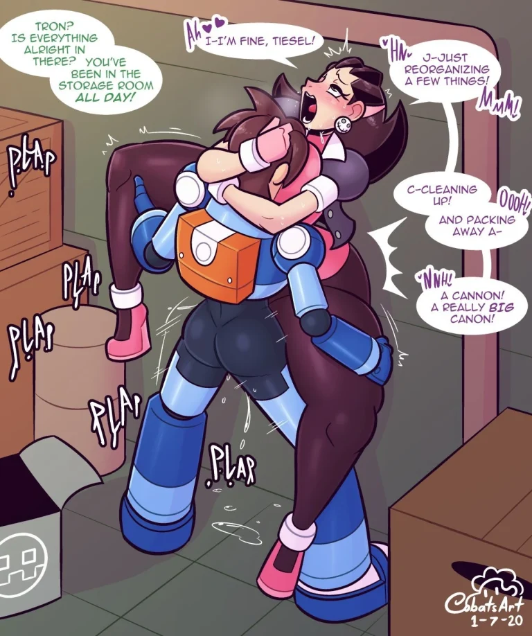 MegaMan and Tron Bonne (Fixed and Updated) porn comic picture 12