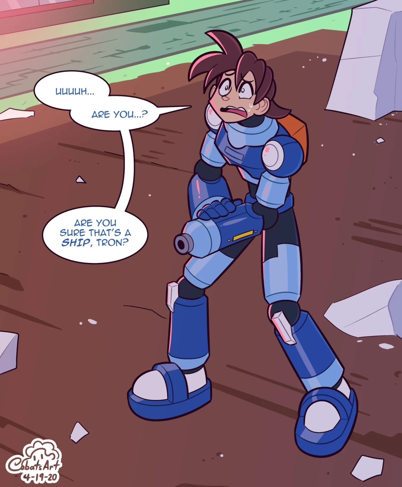 MegaMan and Tron Bonne (Fixed and Updated) porn comic picture 27