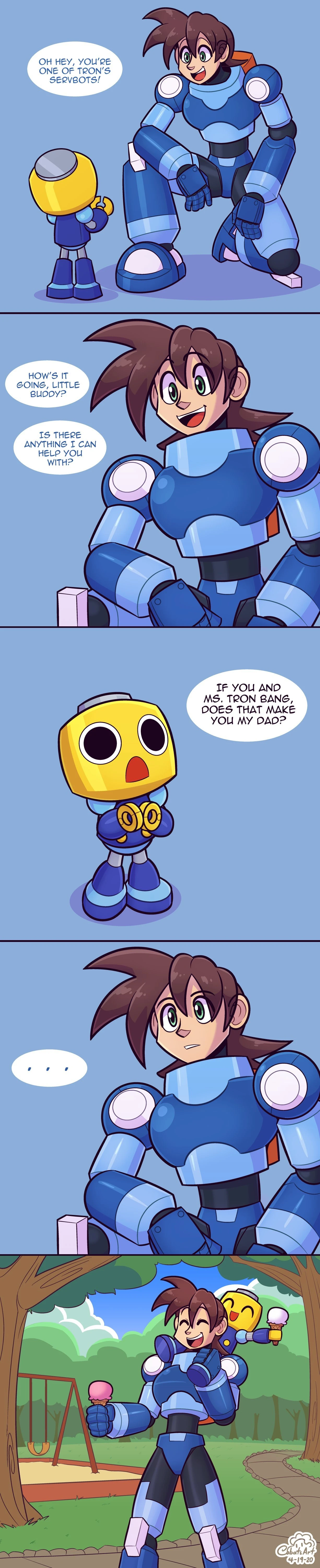 MegaMan and Tron Bonne (Fixed and Updated) porn comic picture 41