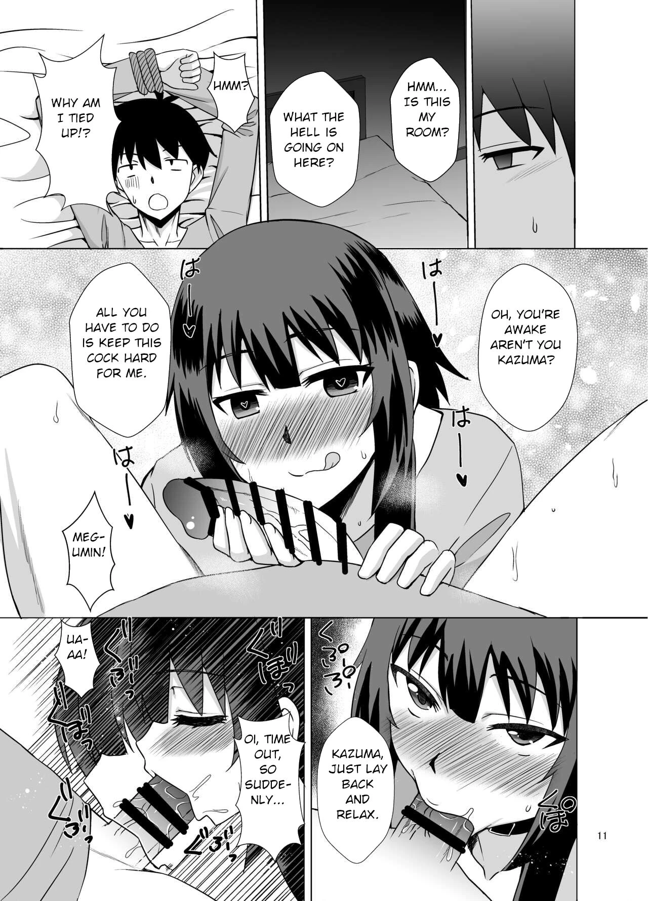 Megumin ga Okuchi de Nukinuki shite kureru Hon porn comic picture 10