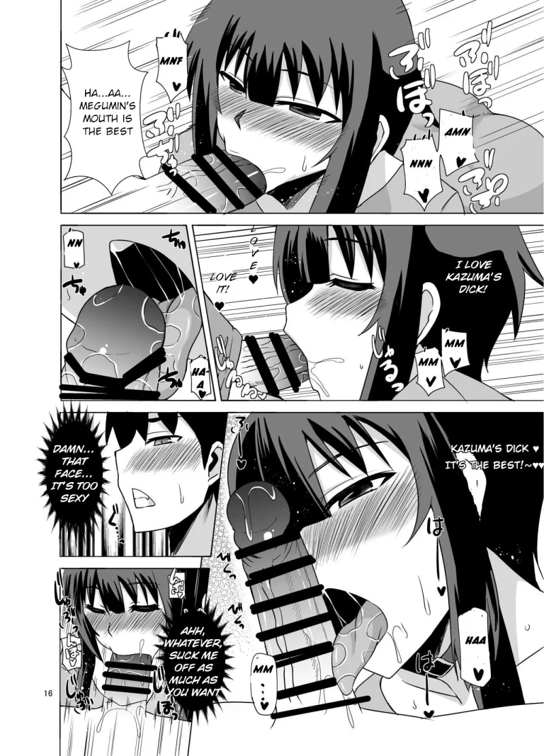 Megumin ga Okuchi de Nukinuki shite kureru Hon porn comic picture 15