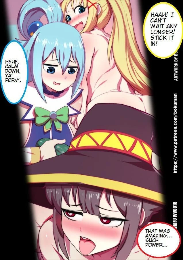 Megumin Vouyerism porn comic picture 15