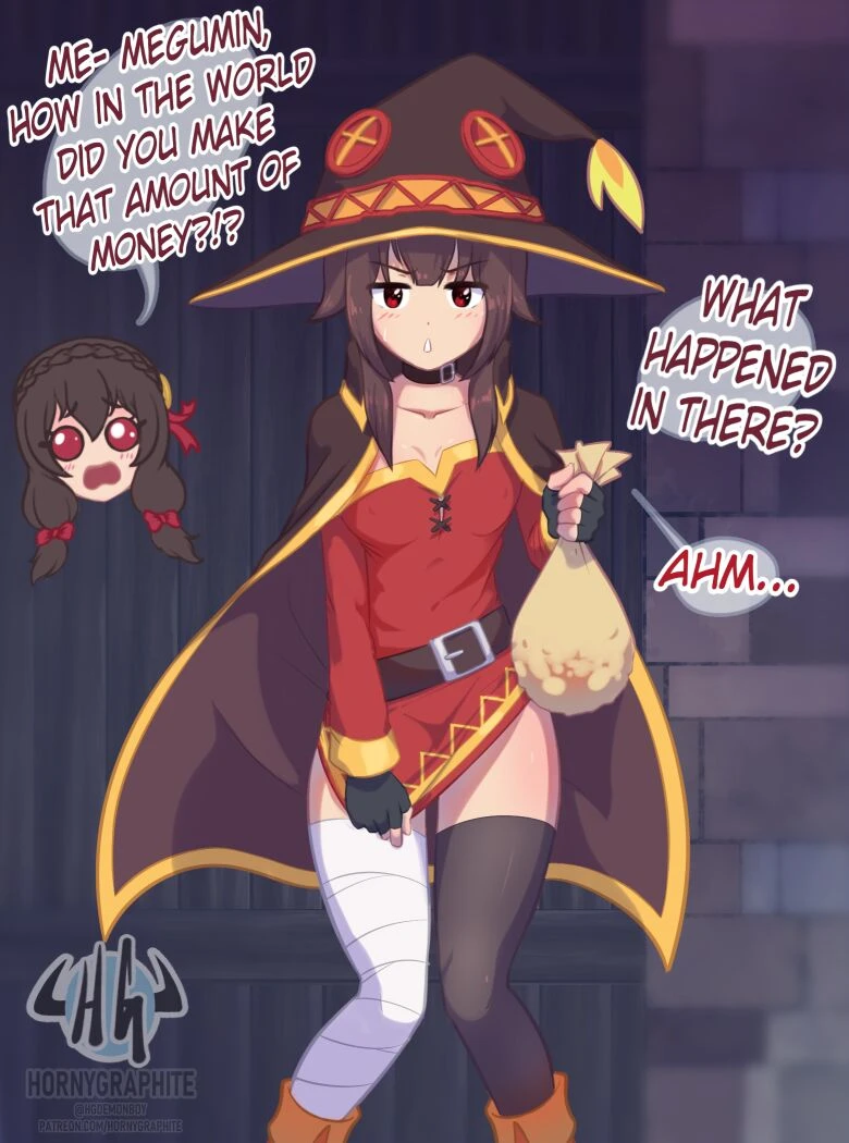Megumin x Cecily porn comic picture 1