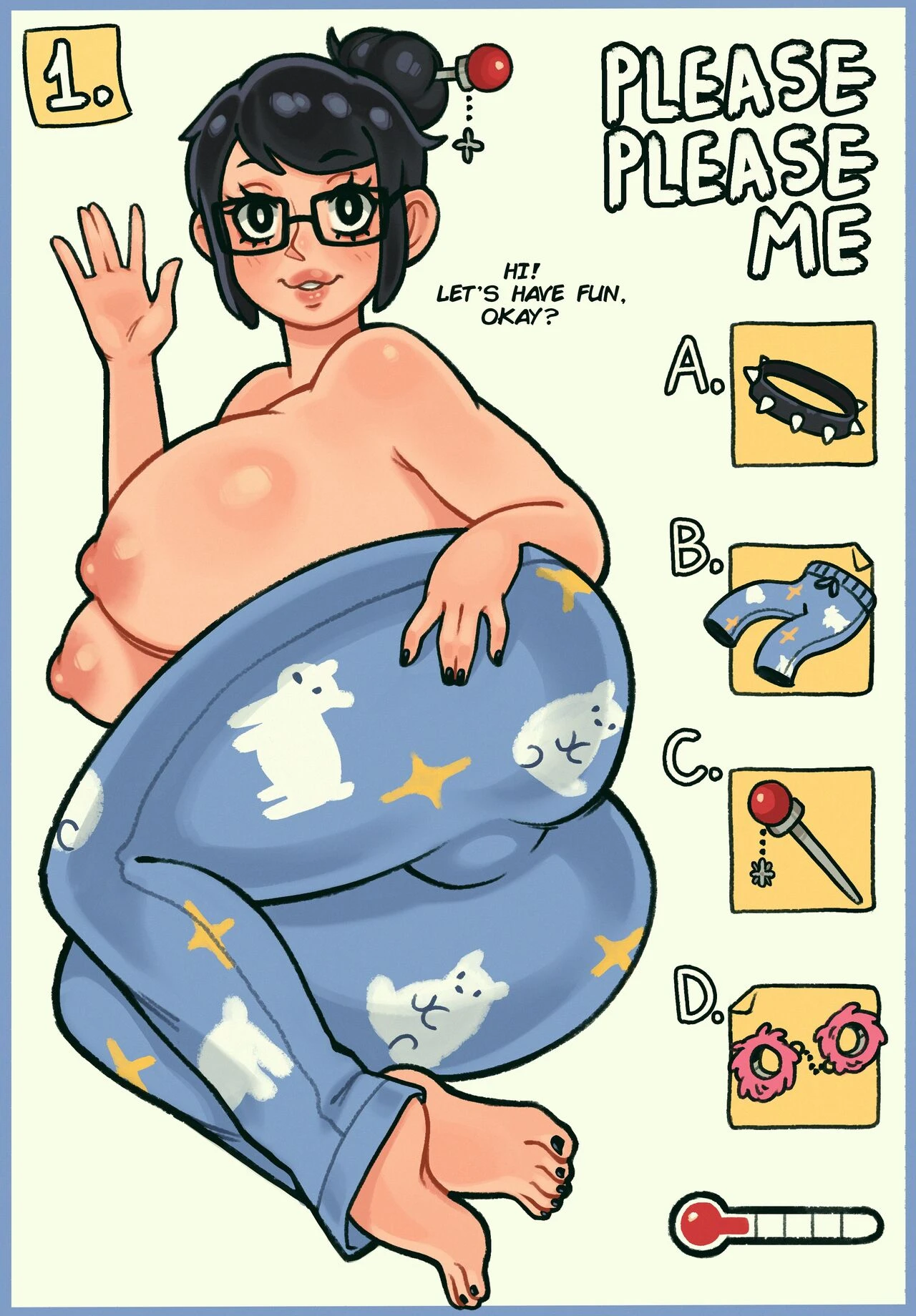 Mei Strip Game porn comic picture 2