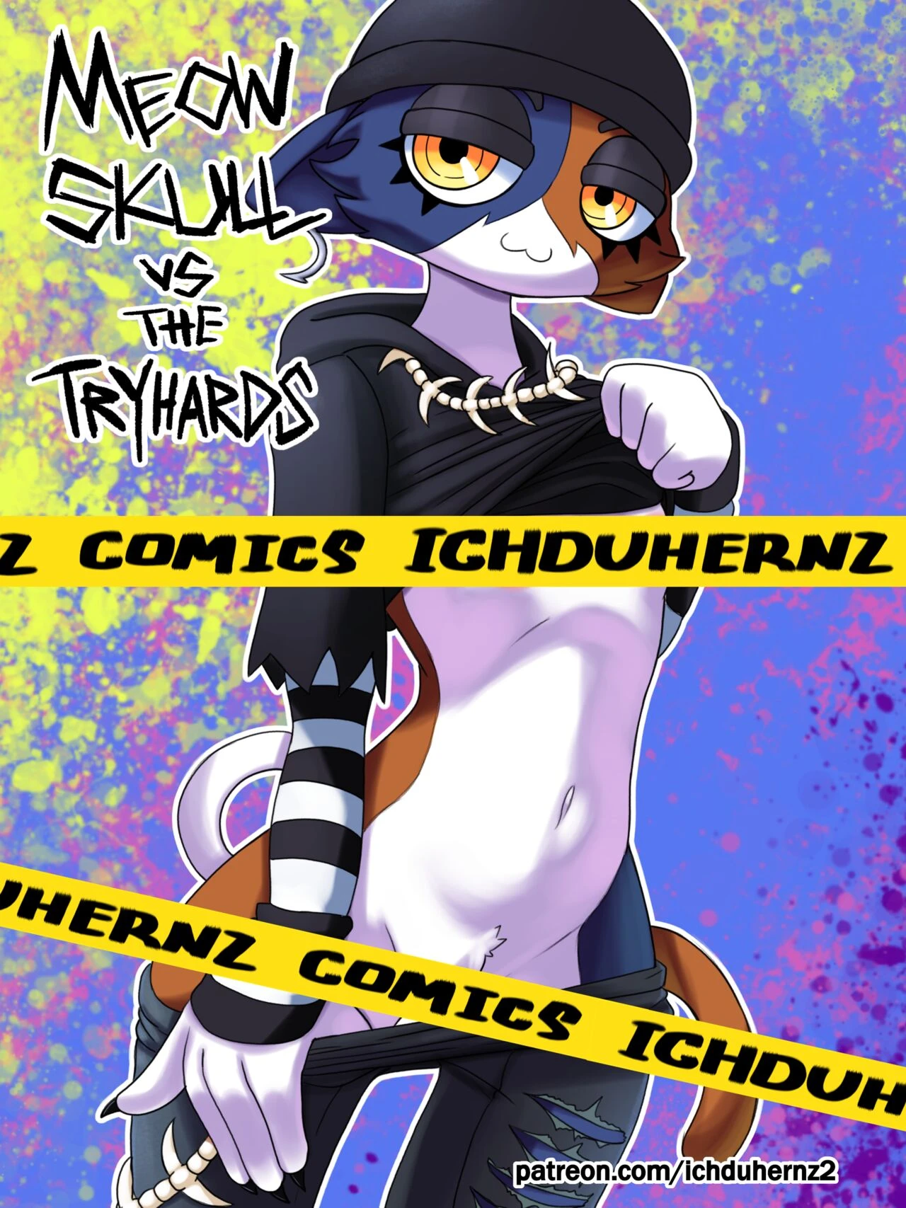 Meowskull vs the Tryhards porn comic picture 1