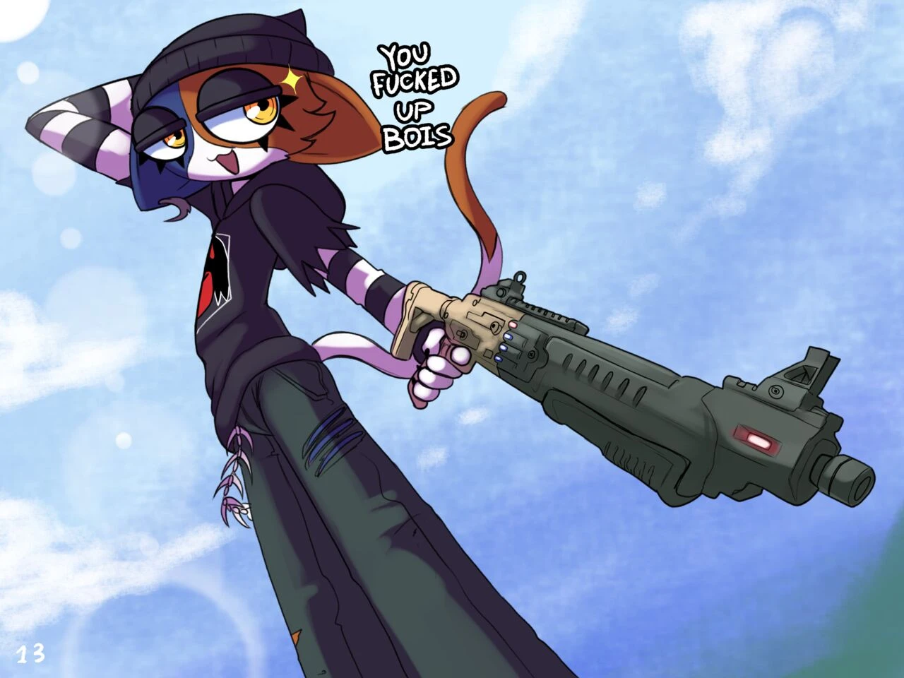 Meowskull vs the Tryhards porn comic picture 14