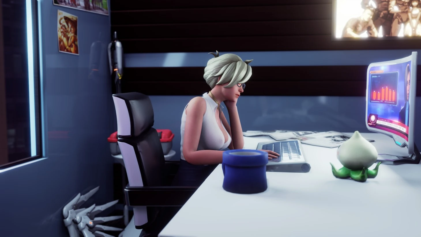 Mercy Stress Relief porn comic picture 2