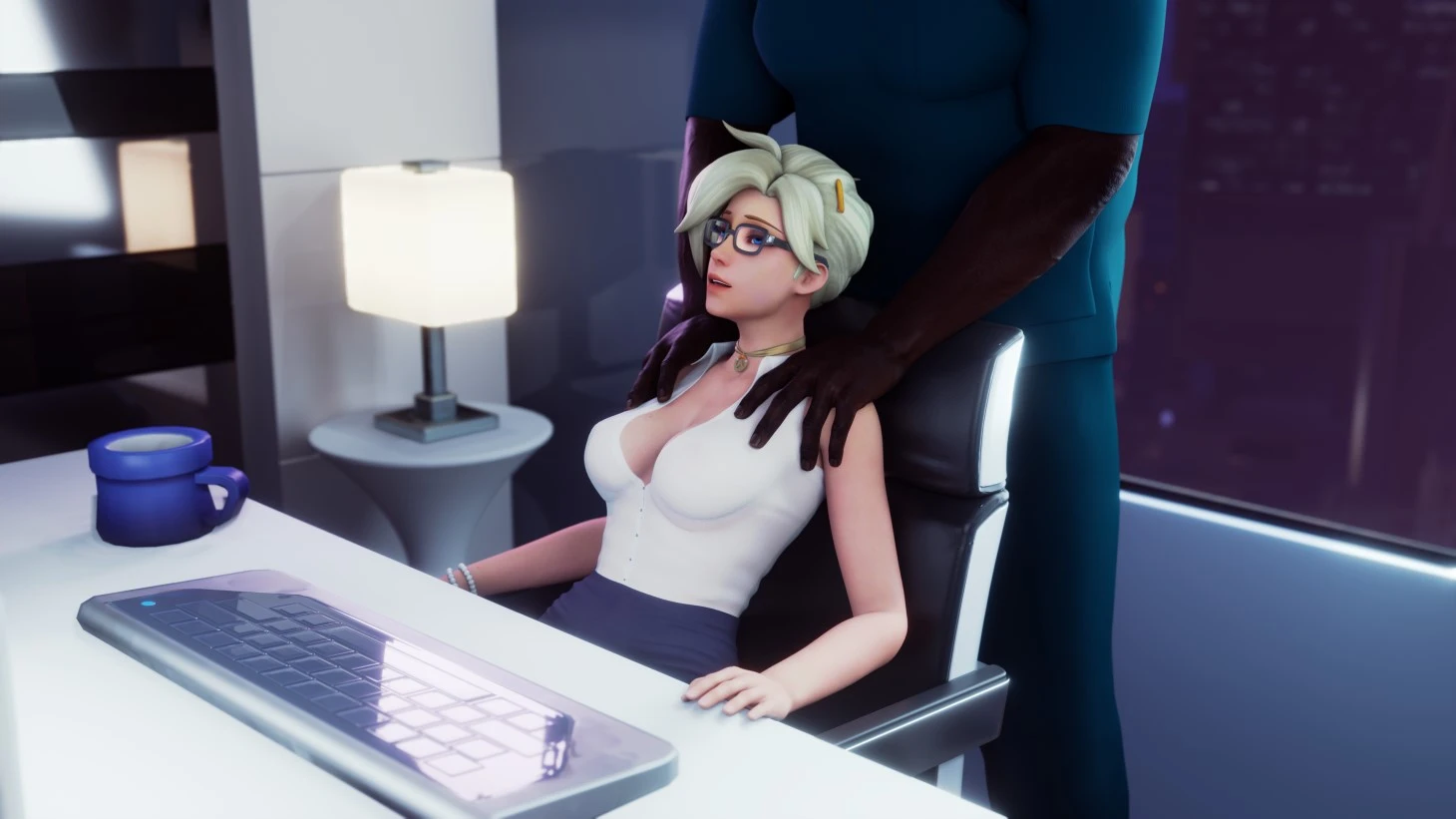 Mercy Stress Relief porn comic picture 6