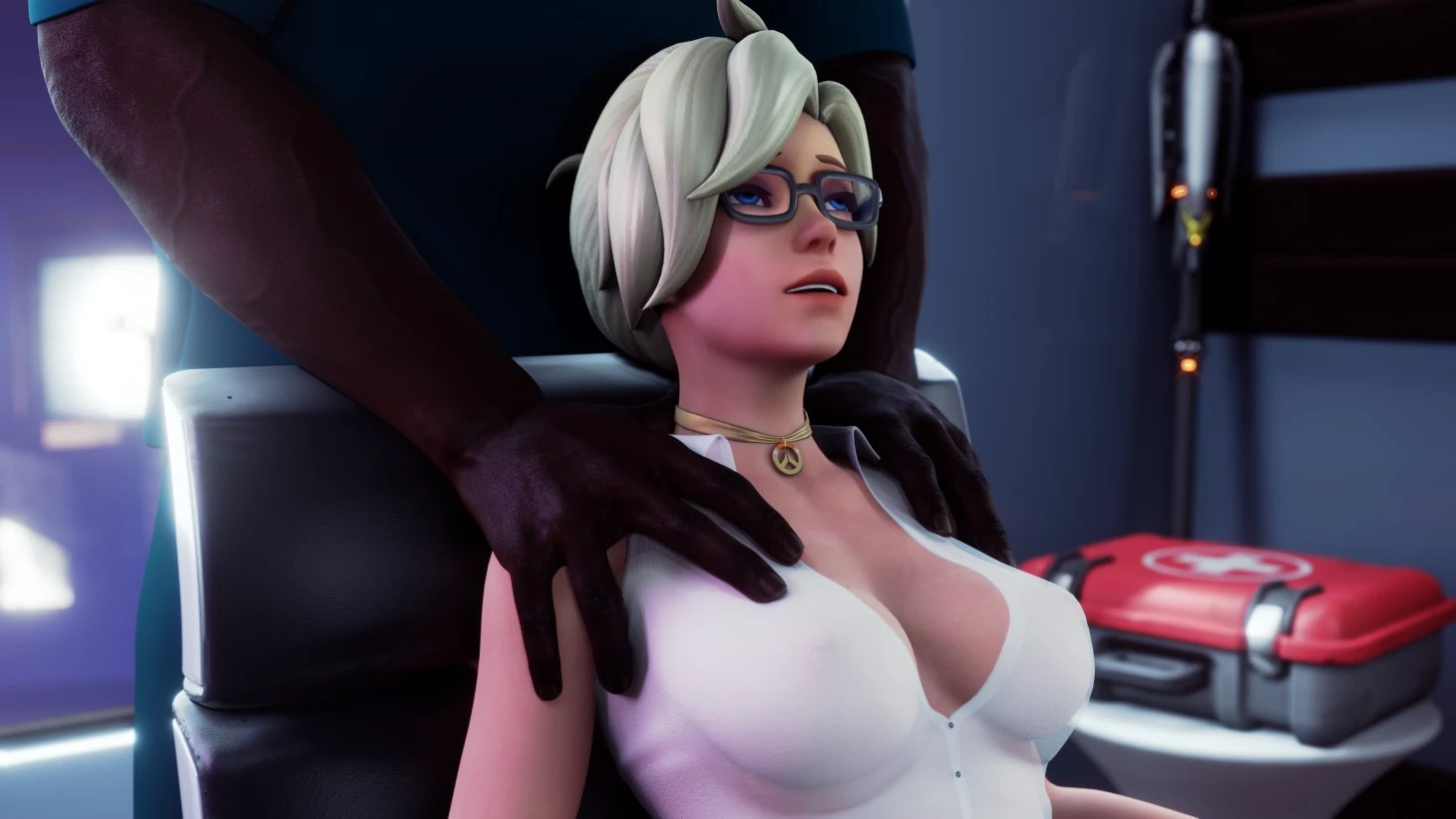 Mercy Stress Relief porn comic picture 7
