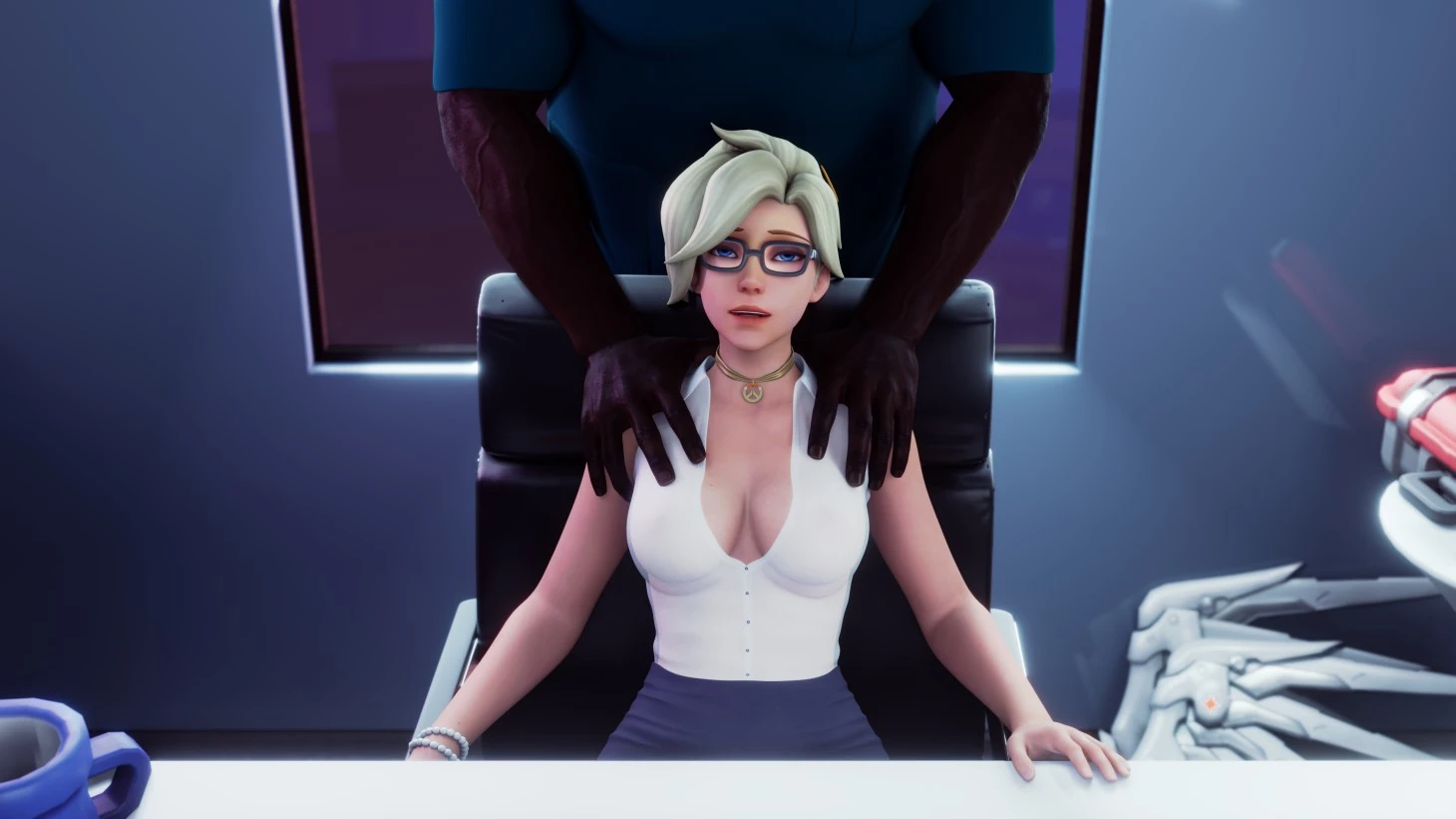 Mercy Stress Relief porn comic picture 8