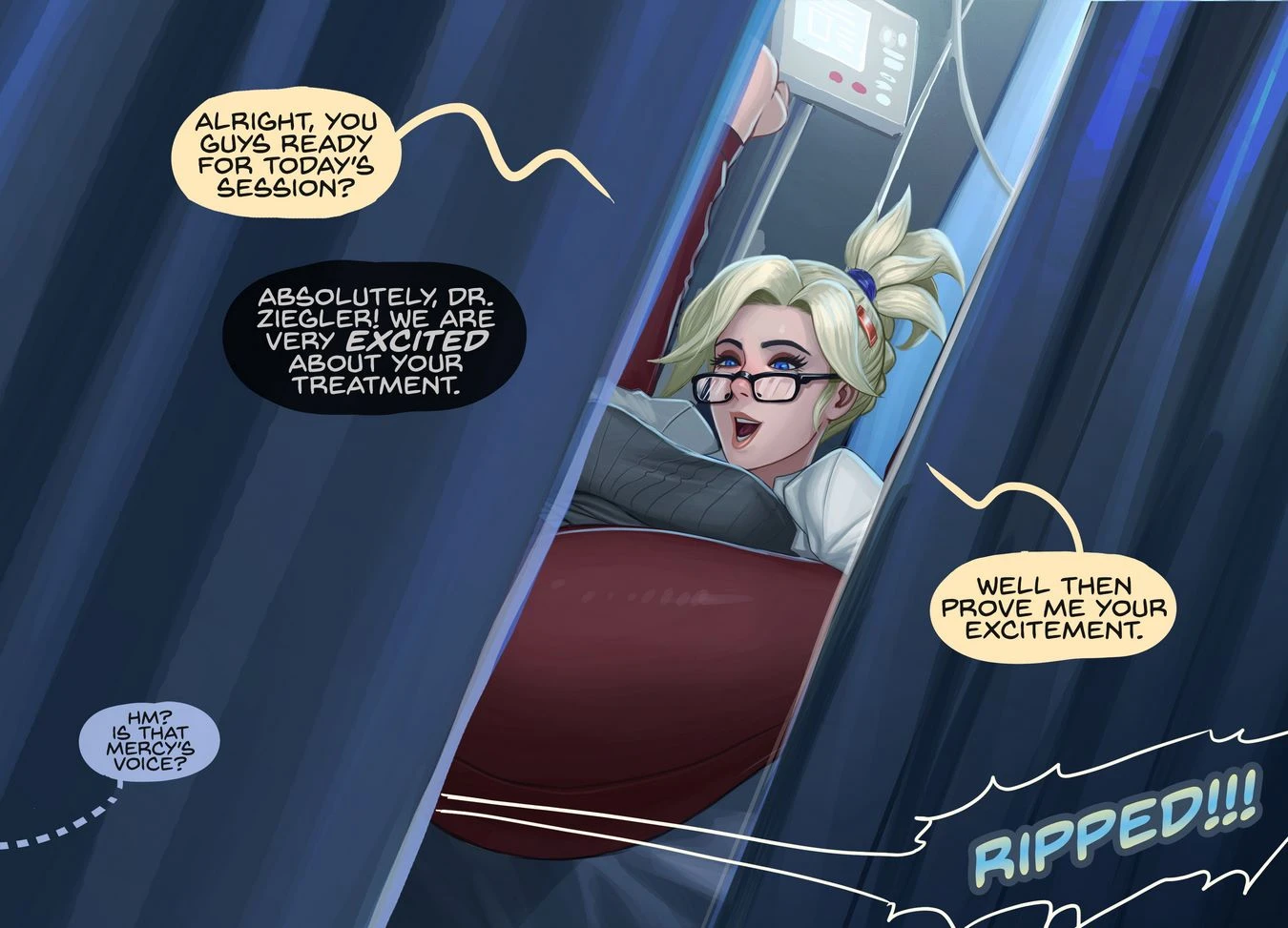 Mercy's Exclusive Treatment porn comic picture 2