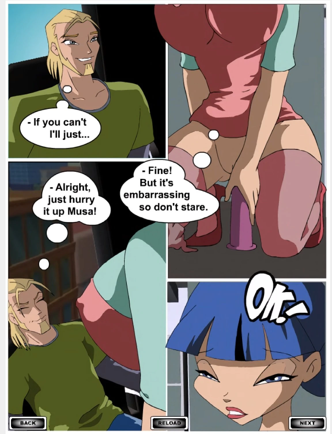 Merry Christmas with Winx porn comic picture 4