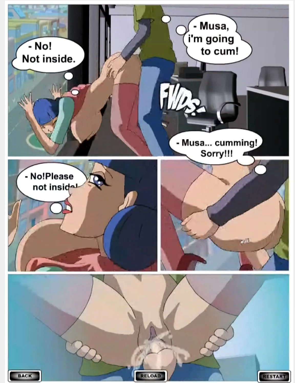 Merry Christmas with Winx porn comic picture 9