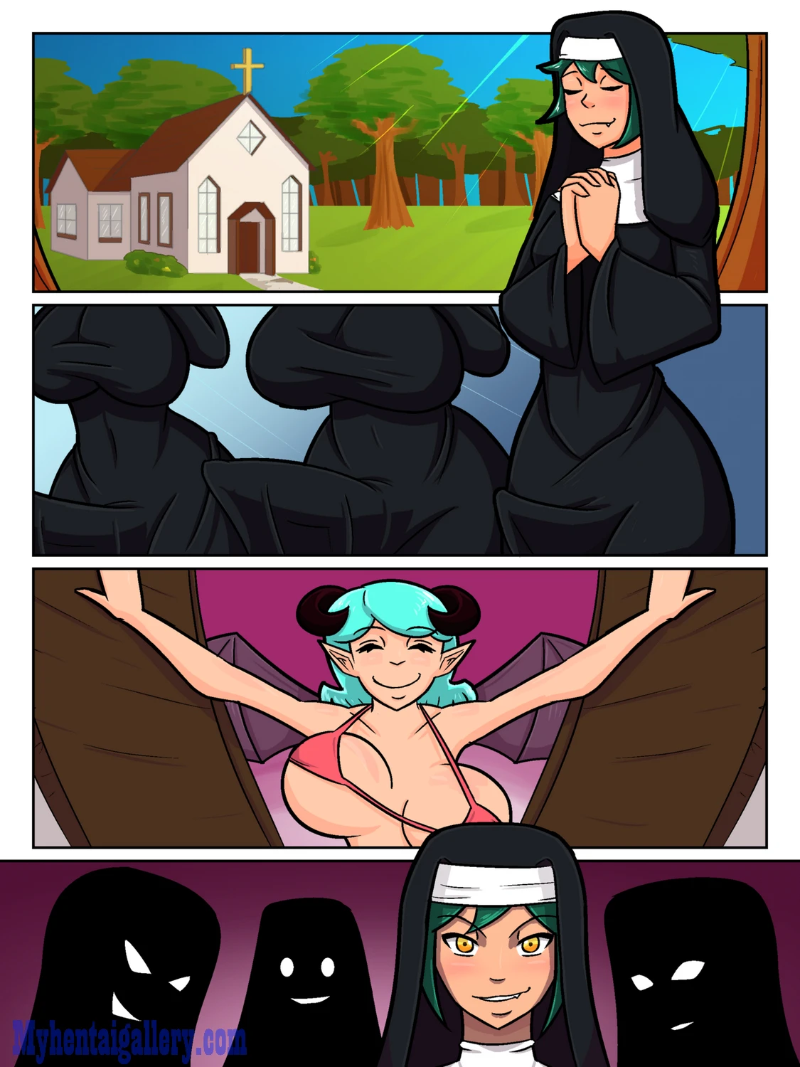Messing With The Wrong Nuns porn comic picture 6