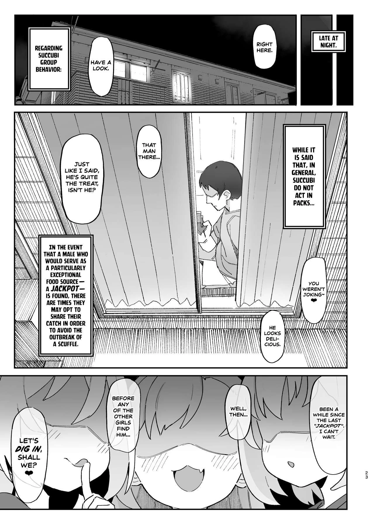 Mesugaki Succubus-tachi ni Shiboritorareru Hon | A Book About Some Bratty Little Succubi Wringing You Dry porn comic picture 23