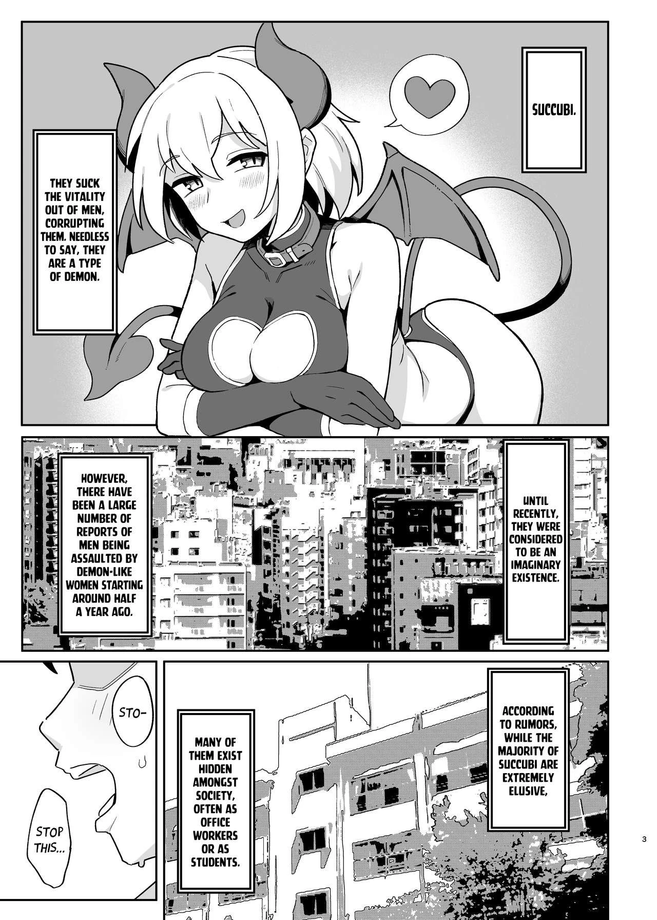 Mesugaki Succubus-tachi ni Shiboritorareru Hon | A Book About Some Bratty Little Succubi Wringing You Dry porn comic picture 3