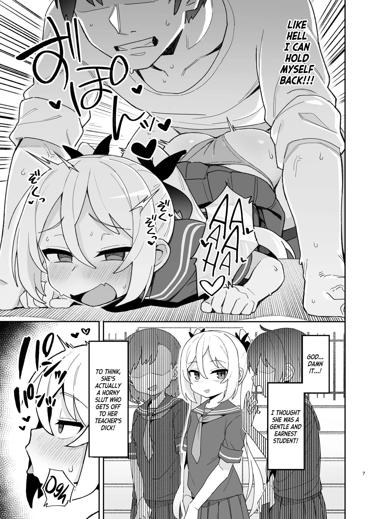 Mesugaki Succubus-tachi ni Shiboritorareru Hon | A Book About Some Bratty Little Succubi Wringing You Dry porn comic picture 7