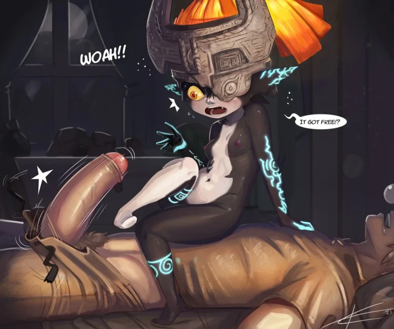 Midna & Link porn comic picture 15