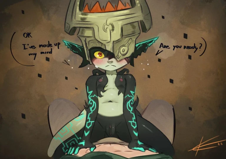 Midna & Link porn comic picture 6