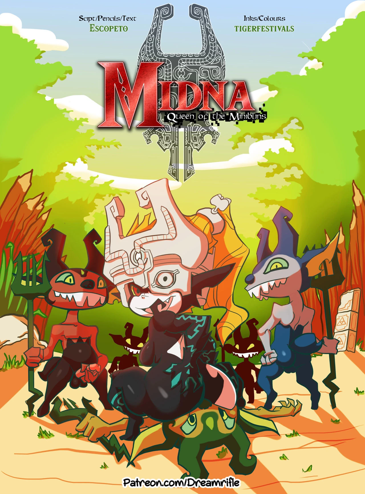 Midna, Queen of the Miniblins porn comic picture 1