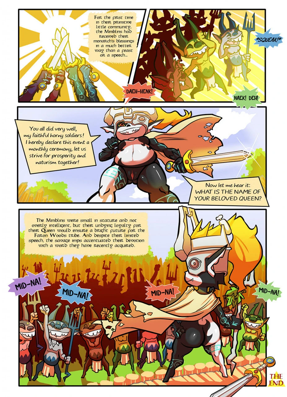 Midna, Queen of the Miniblins porn comic picture 11