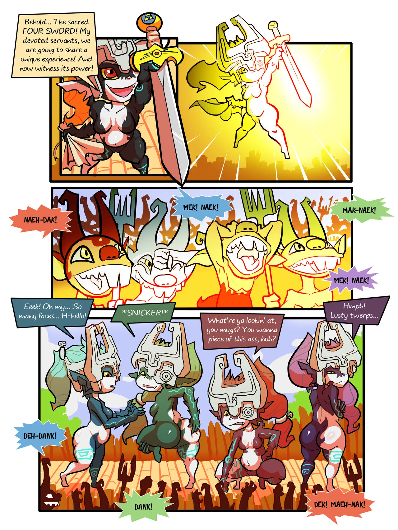 Midna, Queen of the Miniblins porn comic picture 4