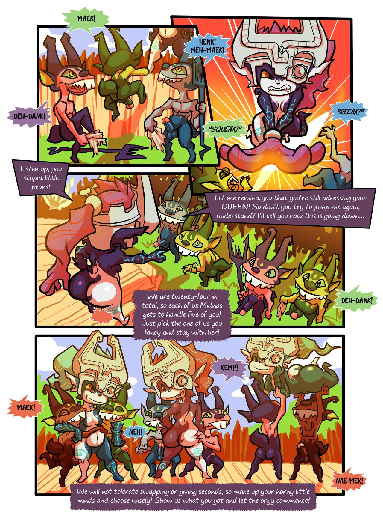 Midna, Queen of the Miniblins porn comic picture 5