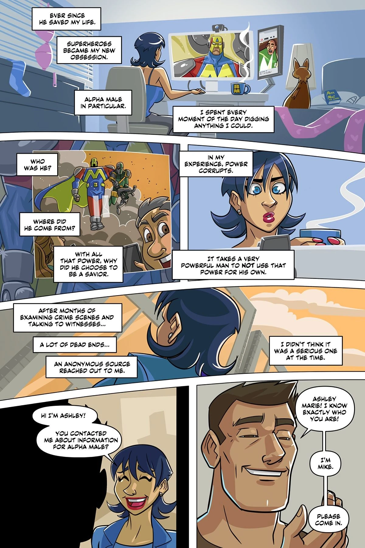 Mighty Honey porn comic picture 18