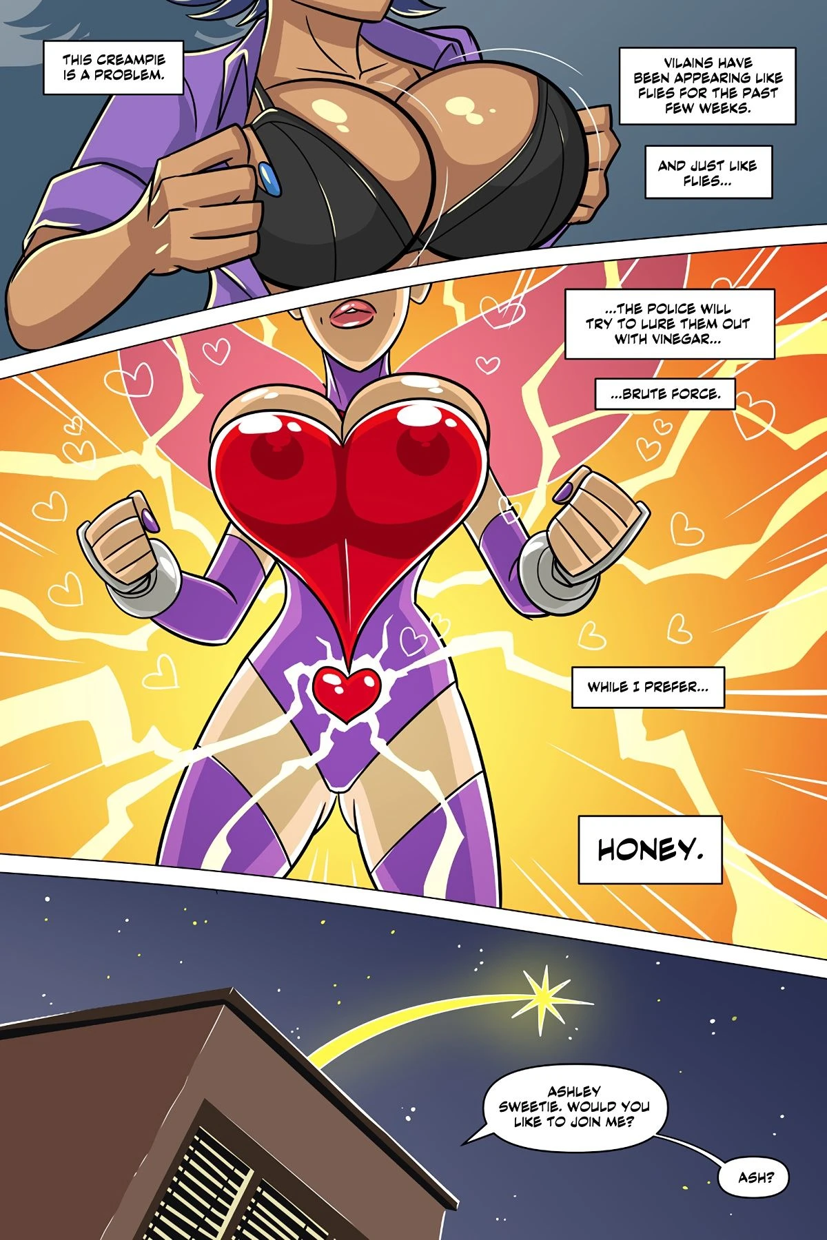 Mighty Honey porn comic picture 5