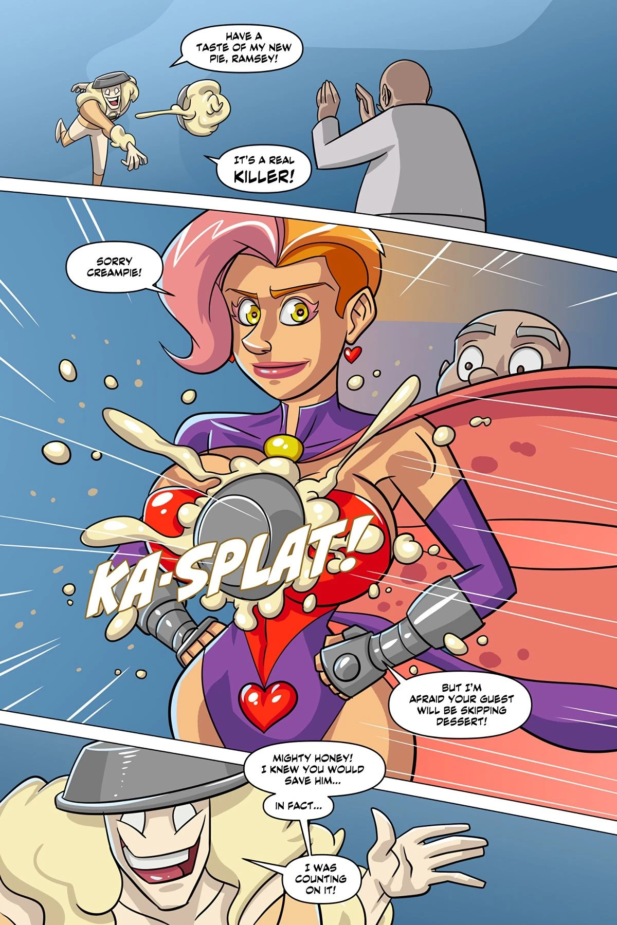 Mighty Honey porn comic picture 9