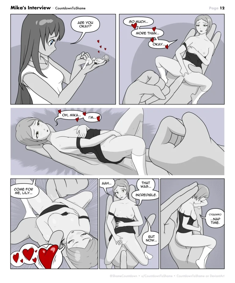 Mika's Interview porn comic picture 12