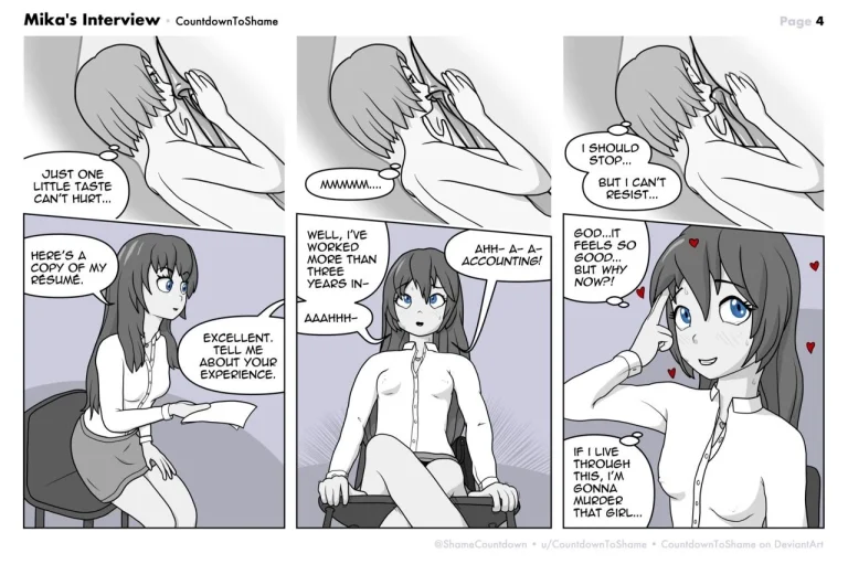 Mika's Interview porn comic picture 4