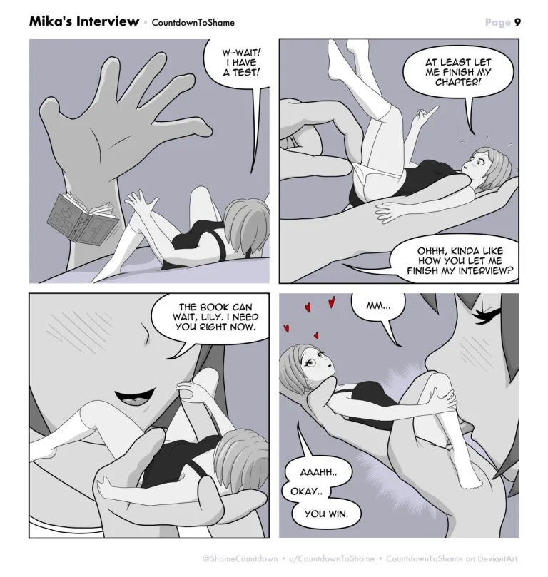 Mika's Interview porn comic picture 9