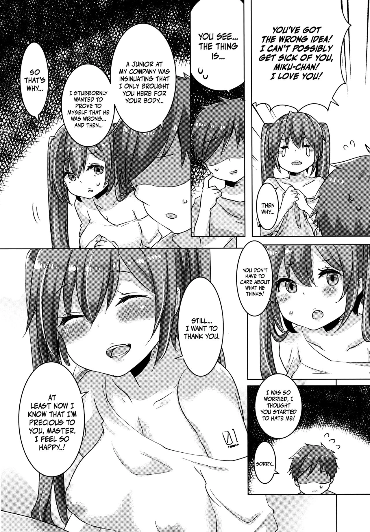 Miku-chan Wants to Do It Too | Miku-chan wa Itashitai porn comic picture 11