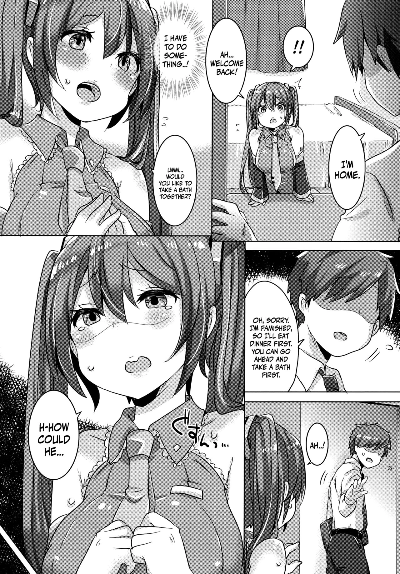 Miku-chan Wants to Do It Too | Miku-chan wa Itashitai porn comic picture 4